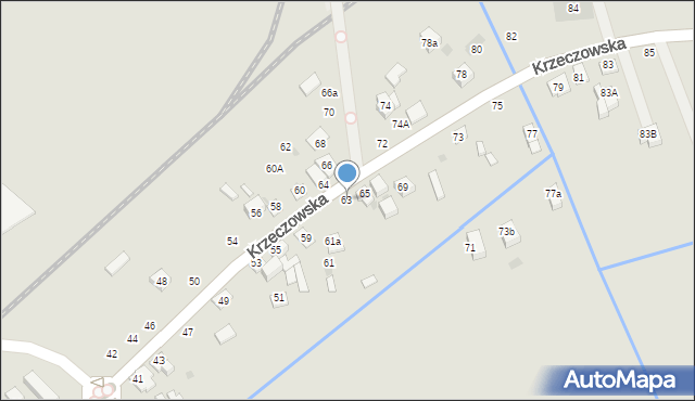 Bochnia, Krzeczowska, 63, mapa Bochni