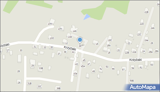 Bochnia, Krzyżaki, 14, mapa Bochni