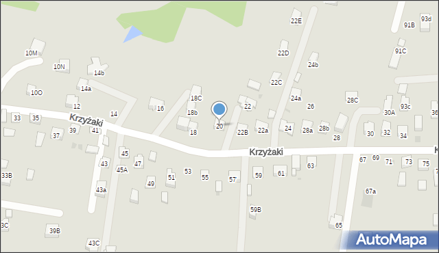 Bochnia, Krzyżaki, 20, mapa Bochni