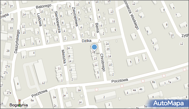 Bogatynia, Króla Bolesława Chrobrego, 17, mapa Bogatynia