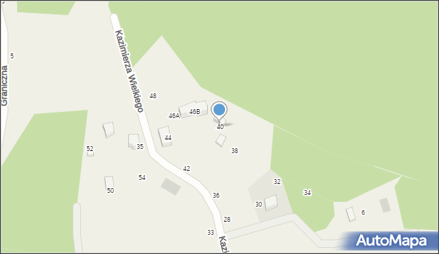 Bojano, Króla Kazimierza Wielkiego, 40, mapa Bojano