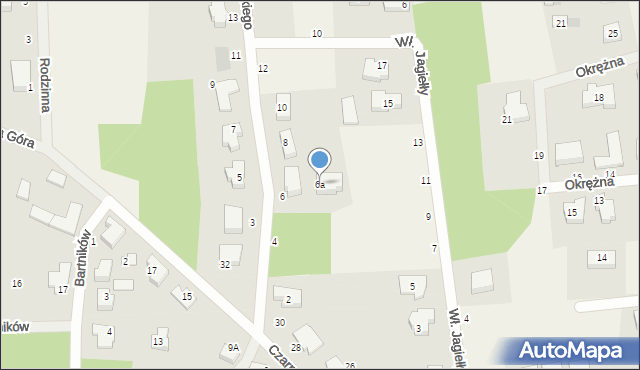 Bojano, Króla Kazimierza Wielkiego, 6a, mapa Bojano