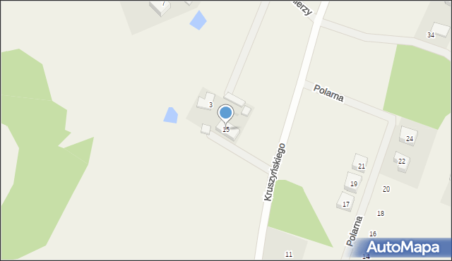 Bojano, Kruszyńskiego Mariana, 15, mapa Bojano