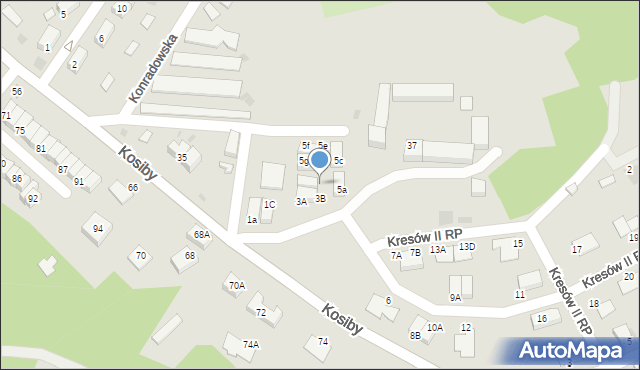 Bolesławiec, Kresów II RP, 3C, mapa Bolesławca