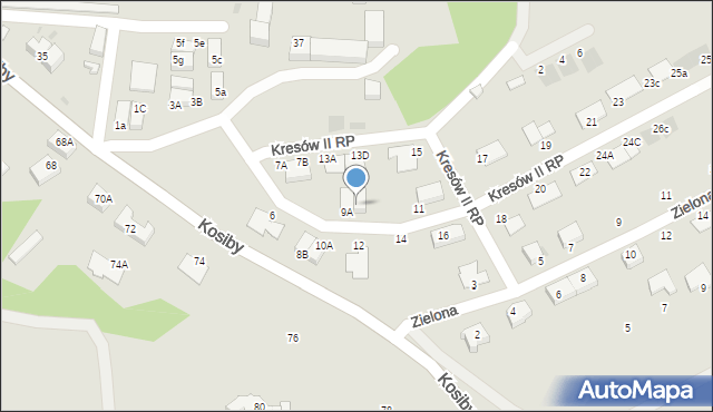 Bolesławiec, Kresów II RP, 9C, mapa Bolesławca