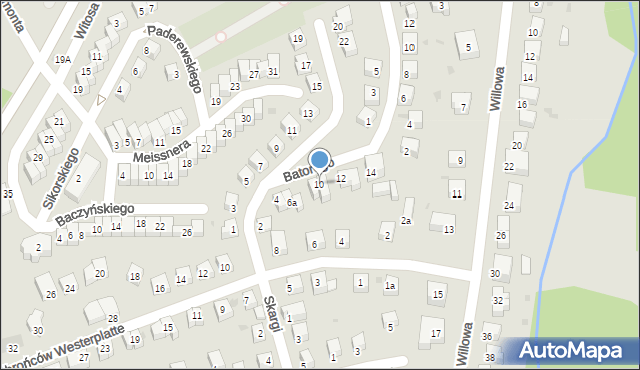 Bolesławiec, Króla Jana III Sobieskiego, 10, mapa Bolesławca