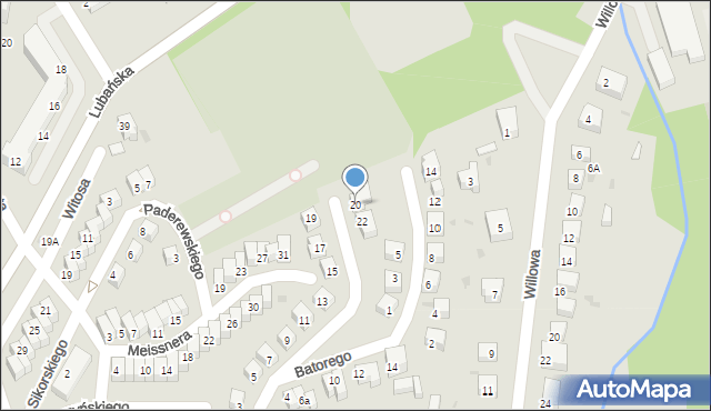 Bolesławiec, Króla Jana III Sobieskiego, 20, mapa Bolesławca