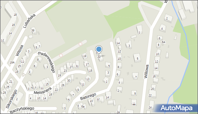 Bolesławiec, Króla Jana III Sobieskiego, 22, mapa Bolesławca