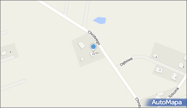 Borzytuchom, Króla Bolesława Chrobrego, 11, mapa Borzytuchom