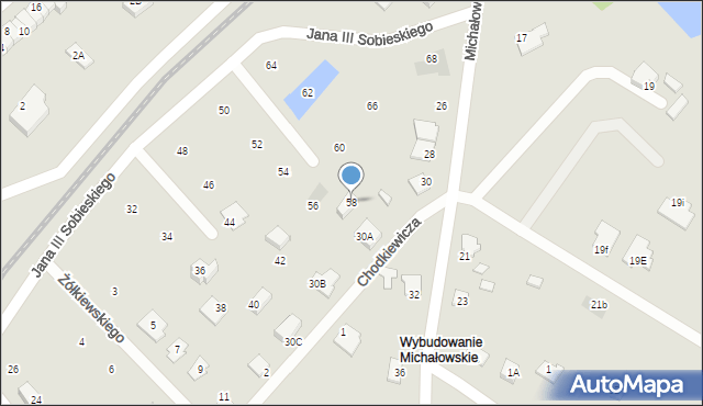 Brodnica, Króla Jana III Sobieskiego, 58, mapa Brodnica