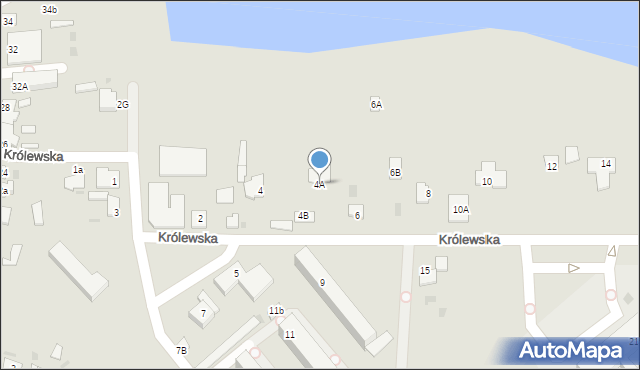 Brześć Kujawski, Królewska, 4A, mapa Brześć Kujawski