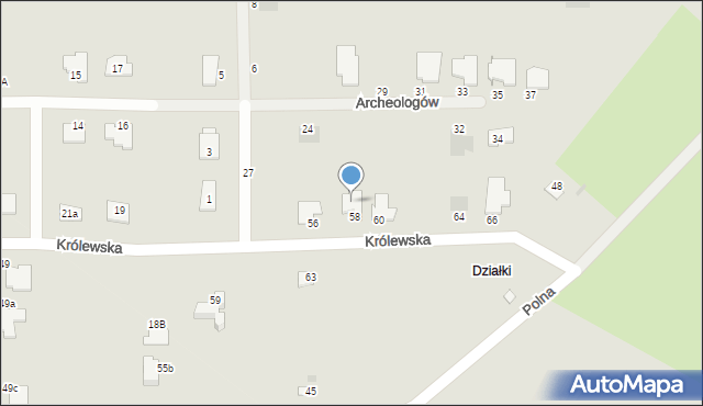 Brześć Kujawski, Królewska, 9a, mapa Brześć Kujawski