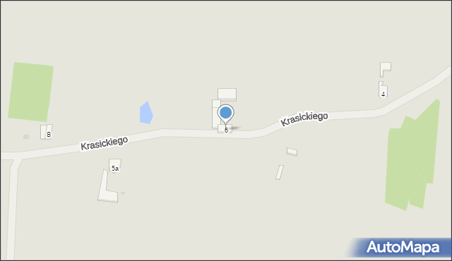 Brzeziny, Krasickiego Ignacego, bp., 6, mapa Brzeziny