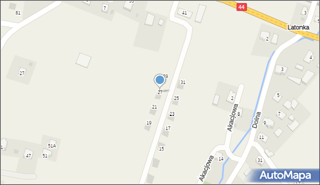 Brzeźnica, Krakowska, 7, mapa Brzeźnica
