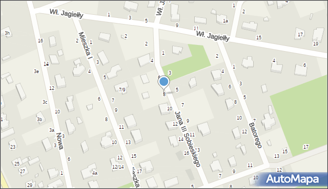 Bukowiec, Króla Jana III Sobieskiego, 8, mapa Bukowiec