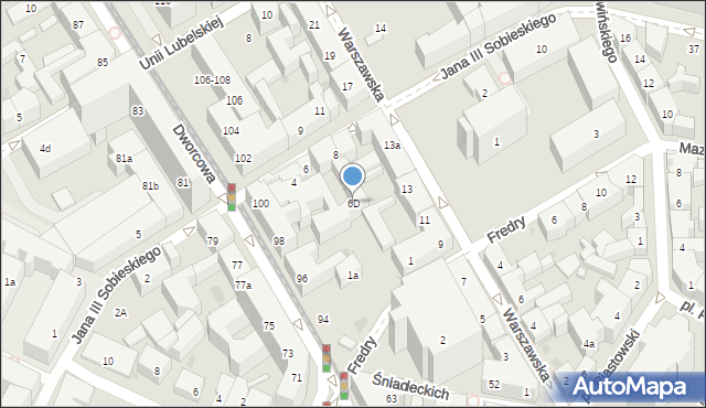 Bydgoszcz, Króla Jana III Sobieskiego, 6D, mapa Bydgoszczy
