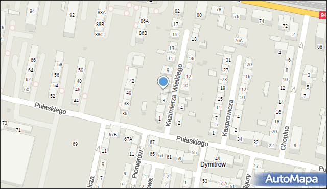 Bytom, Króla Kazimierza Wielkiego, 5, mapa Bytomia