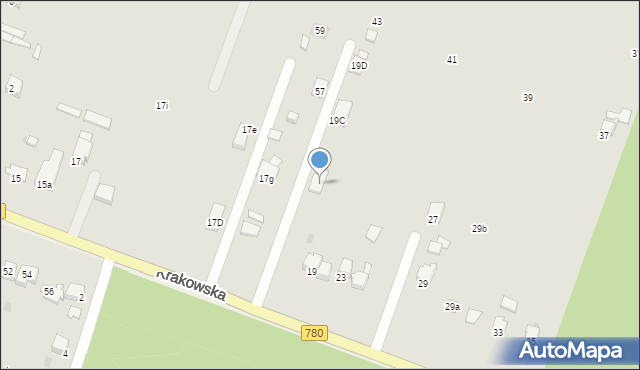 Chełmek, Krakowska, 19C, mapa Chełmek