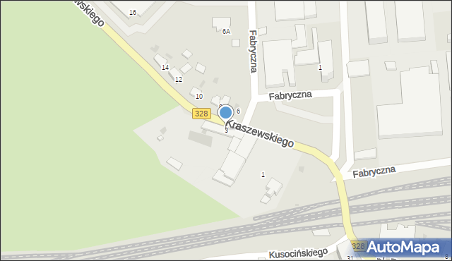 Chojnów, Kraszewskiego Józefa Ignacego, 3, mapa Chojnów