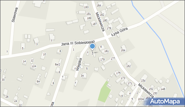 Chruszczobród, Króla Jana III Sobieskiego, 2, mapa Chruszczobród