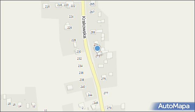 Cianowice, Krakowska, 273, mapa Cianowice