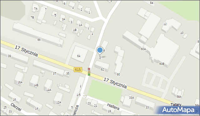 Ciechanów, Kraszewskiego Józefa Ignacego, 2, mapa Ciechanów