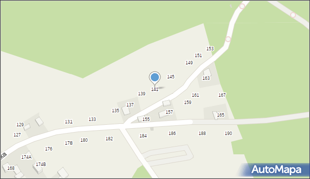 Czajowice, Króla Władysława Łokietka, 141, mapa Czajowice