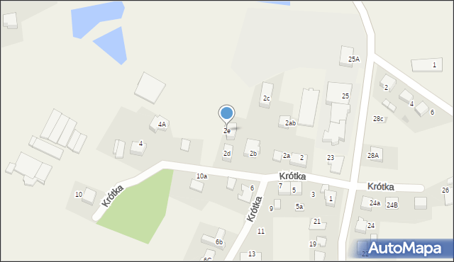 Czarków, Krótka, 2e, mapa Czarków