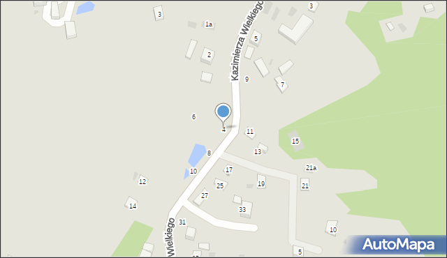 Czchów, Króla Kazimierza Wielkiego, 4, mapa Czchów
