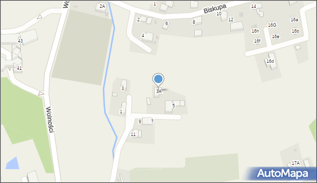 Czernica, Króla Jana III Sobieskiego, 3A, mapa Czernica