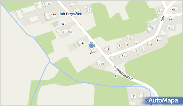 Czernichów, Krzeszowicka, 47, mapa Czernichów