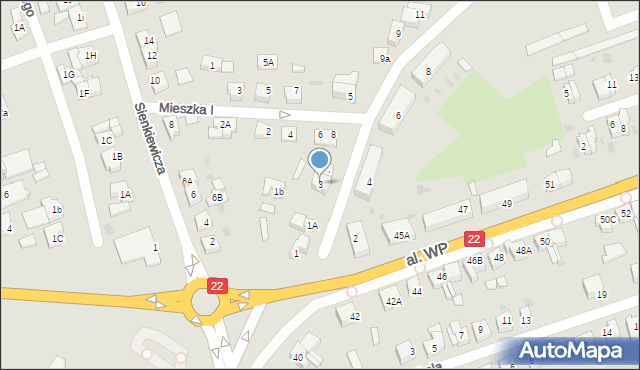Człuchów, Króla Bolesława Chrobrego, 3, mapa Człuchów