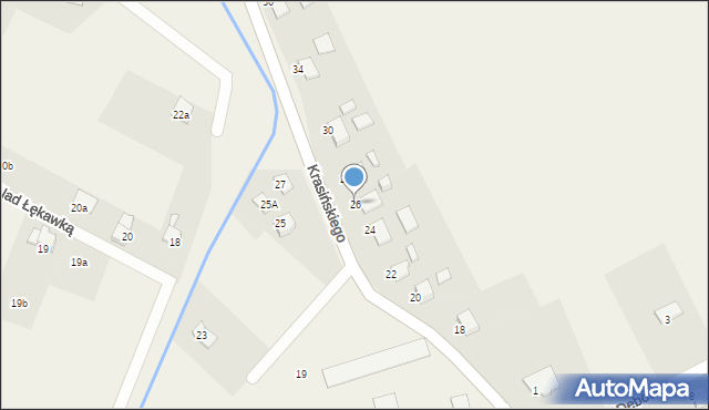 Dankowice, Krasińskiego Zygmunta, 26, mapa Dankowice