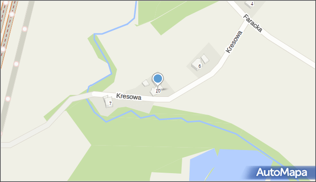 Dankowice, Kresowa, 10, mapa Dankowice