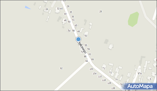 Dęblin, Krasickiego Ignacego, bp., 70, mapa Dęblin