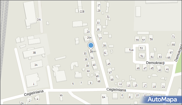 Dębno, Króla Bolesława Chrobrego, 32, mapa Dębno