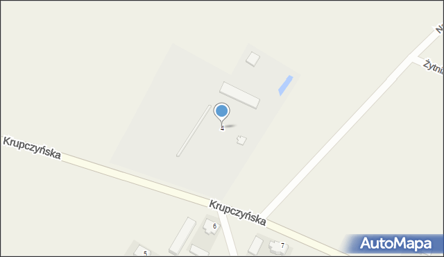 Deszczno, Krupczyńska, 4, mapa Deszczno