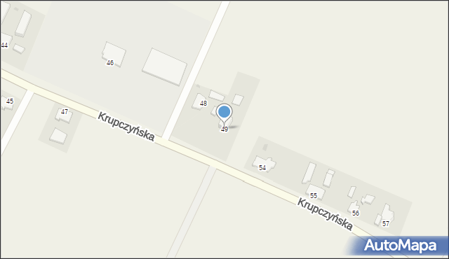 Deszczno, Krupczyńska, 49, mapa Deszczno