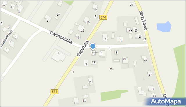 Dobrzyków, Krótka, 2, mapa Dobrzyków