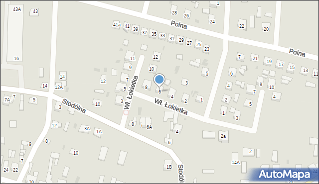 Dobrzyń nad Wisłą, Króla Władysława Łokietka, 6, mapa Dobrzyń nad Wisłą