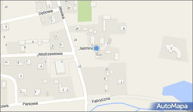 Dobrzyniewo Fabryczne, Królewska, 8, mapa Dobrzyniewo Fabryczne