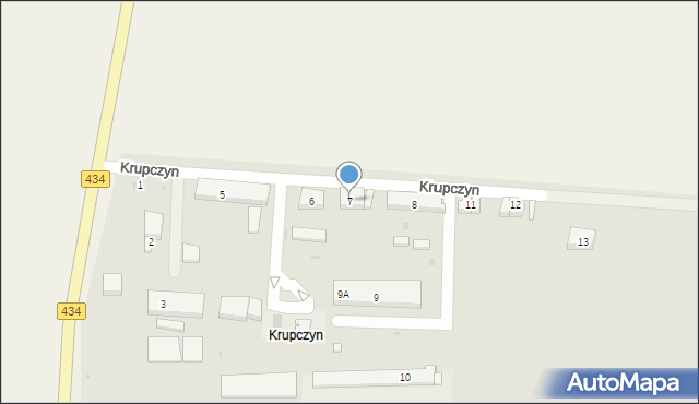 Dolsk, Krupczyn, 7, mapa Dolsk