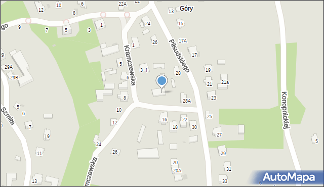 Drohiczyn, Kramczewska, 6A, mapa Drohiczyn