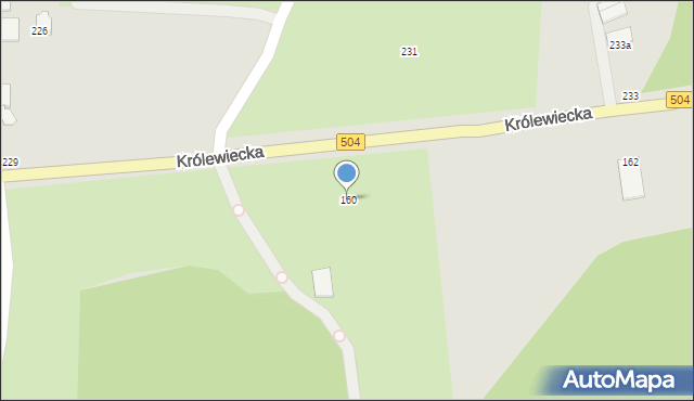 Elbląg, Królewiecka, 160, mapa Elbląga