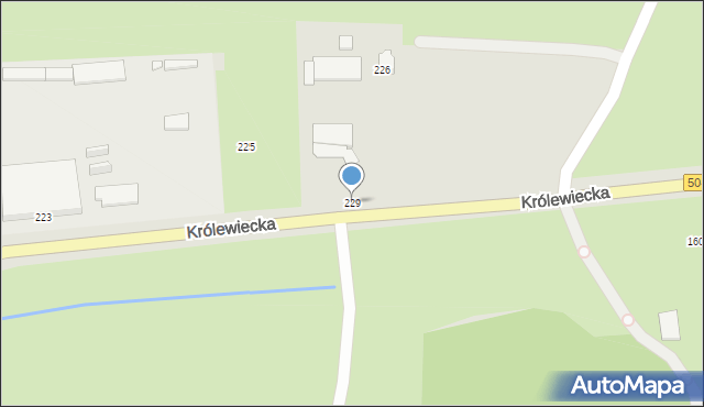 Elbląg, Królewiecka, 229, mapa Elbląga