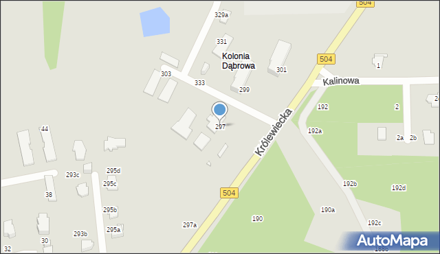 Elbląg, Królewiecka, 297, mapa Elbląga