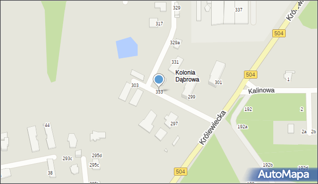 Elbląg, Królewiecka, 333, mapa Elbląga