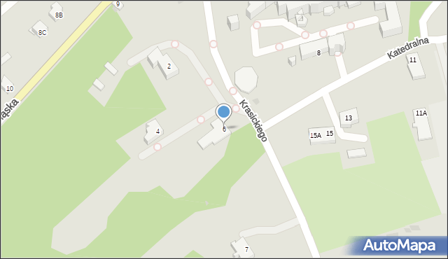 Frombork, Krasickiego, 6, mapa Frombork