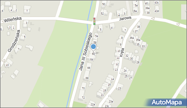 Gdańsk, Króla Jana III Sobieskiego, 62, mapa Gdańska