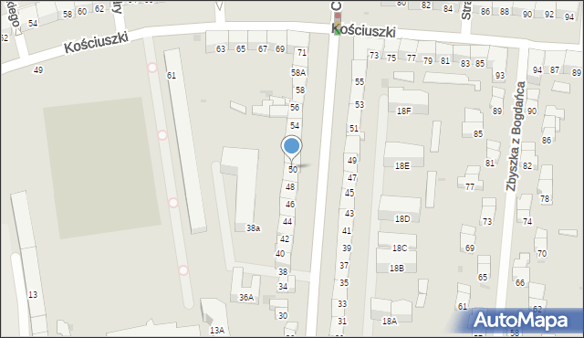 Gdańsk, Króla Bolesława Chrobrego, 50, mapa Gdańska